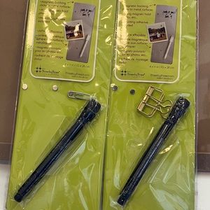 2 New lime green dry erase magnet boards for office or dorm room